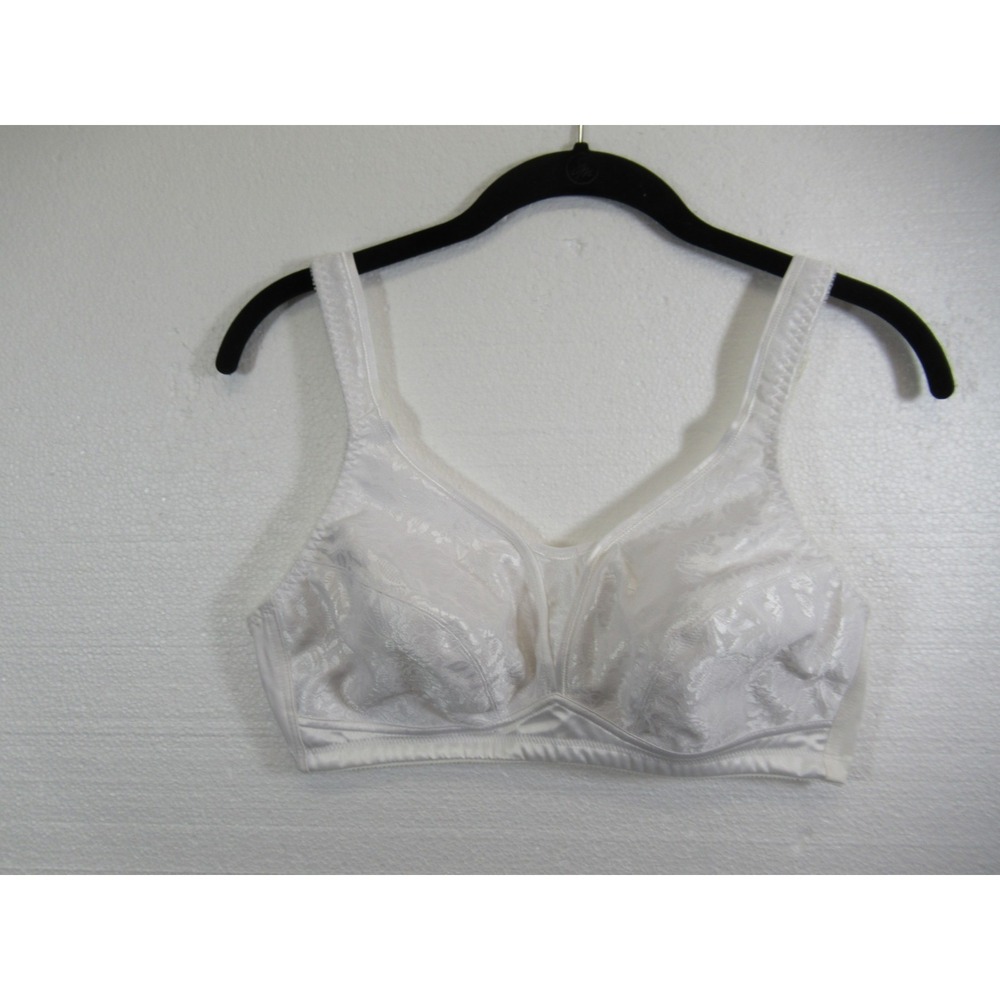 Playtex 18 Hour Bra Comfort Underband 36C White Wireless Unlined 4090